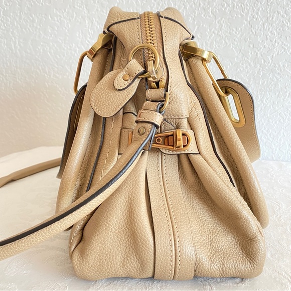 Chloe beige medium paraty bag - Picture 7 of 10